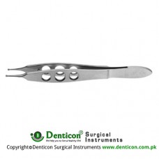 Kurstin Flap Stretching Forcep Disc Shaped Serrated Jaws Stainless Steel, 10.5 cm - 4"